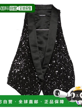 1h可退 香港直邮Emporio Armani 安普里奥 阿玛尼 女士 黑色上衣