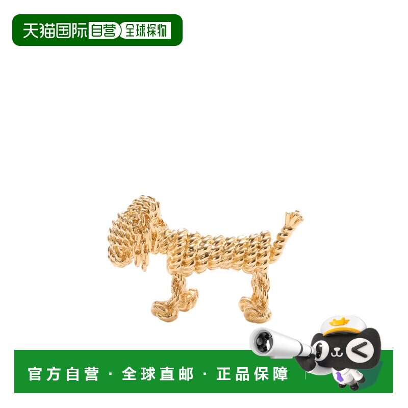 1h可退 香港直邮Loewe 腊肠犬胸针 JJ38245X03别针