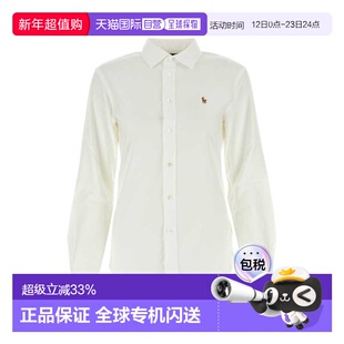 1h可退 香港直邮ralph lauren 拉尔夫劳伦 女士 白色衬衫 2118913