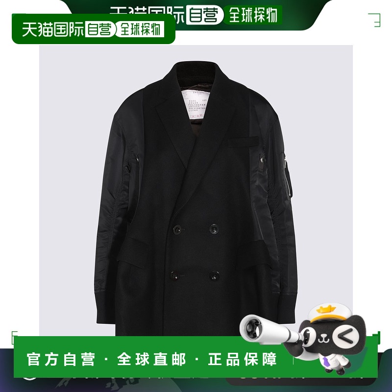 欧洲直邮SACAI女士外套直筒型休闲时尚保暖舒适潮流百搭女装上衣