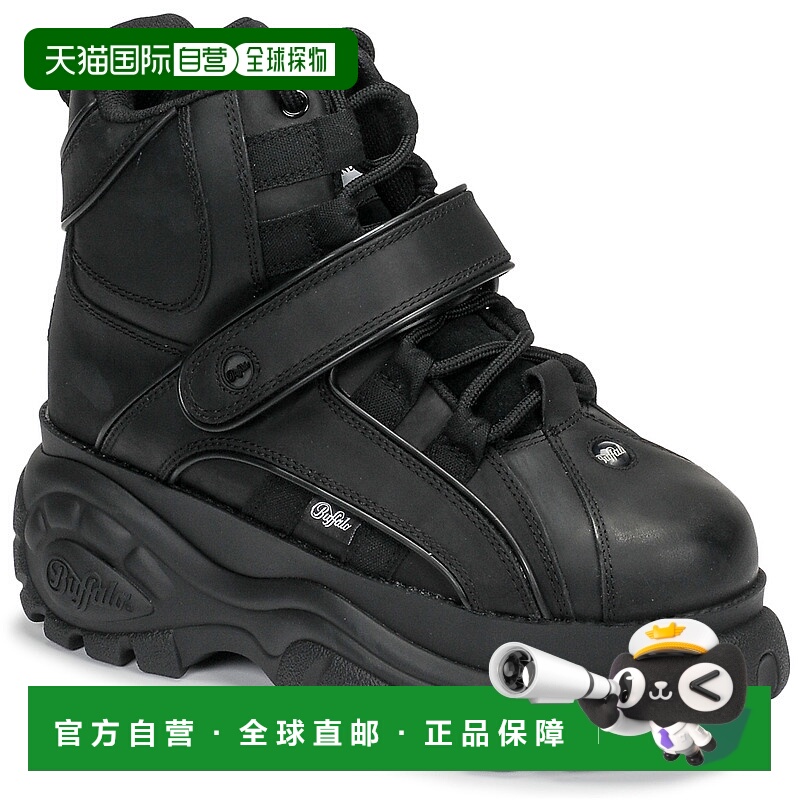 欧洲直邮Buffalo 女士 高帮板鞋 1348正品轻便时尚休闲百搭舒适