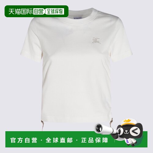 1h可退 香港直邮BURBERRY 女士T恤 8109184B8764 SS2025 白色