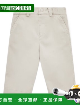 1h可退 香港直邮Moncler 盟可睐 男童 男婴棉质华达呢长裤童装 K2