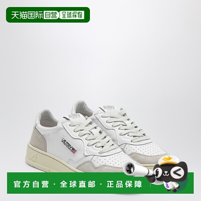 香港直邮AUTRY 女士 Medalist 白色皮质低帮厚底运动鞋 AULWLS33