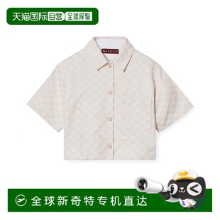 女士 25春夏 歐洲直郵GUCCI 2312 784901 ZAQUK 短袖 古馳 襯衫