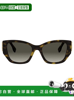 1h可退 香港直邮Fendi 芬迪 女士 Eyewear 蝴蝶框太阳镜 FE40220I