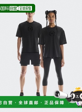 自营欧洲直邮On/昂跑 FKA twigs联名款黑色再生聚酯纤维露背短袖T