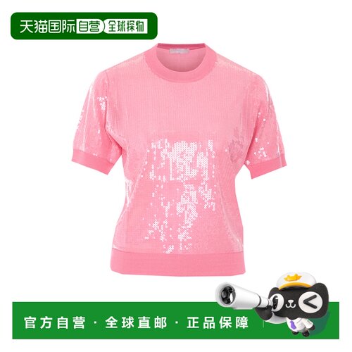 1h可退 欧洲直邮LIU JO 女士针织衫 WA6216MA68RL9050 SS2026 粉