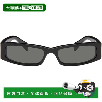 1h可退 香港直邮Gucci 古驰 女士 黑色太阳镜 GG1778S001001BLACK