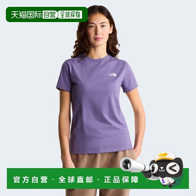 自营欧洲直邮The North Face北面 Evolution女士棉质修身短袖T恤