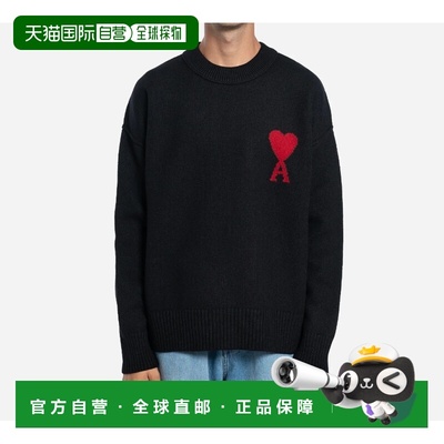 1h可退 香港直邮Ami Paris 男士 Pull Col Rond Ami De Coeur en