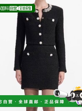 1h可退 香港直邮Self-Portrait 女士 SELF PORTRAIT 黑色毛线衫 R