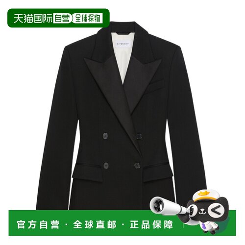 Givenchy 缎领羊毛夹克 BW30KW15CT 【付后1h可退】