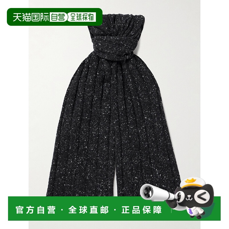 香港直邮Brunello Cucinelli 布内罗 古奇拉利 男士 罗纹羊绒围巾
