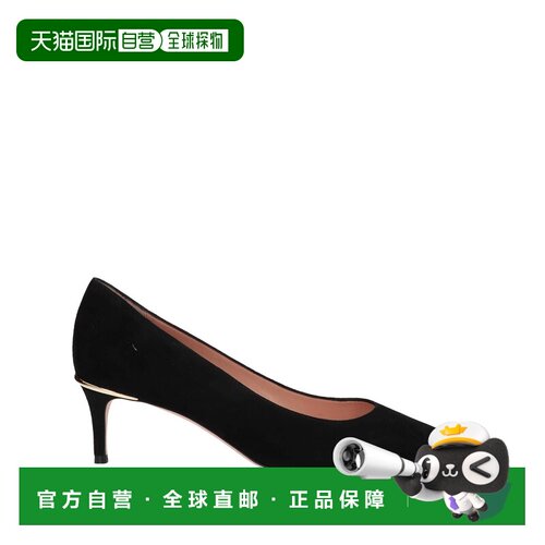 香港直邮Bally 巴利 女士 浅口鞋 BLACK黑色 女鞋高跟鞋时尚舒适
