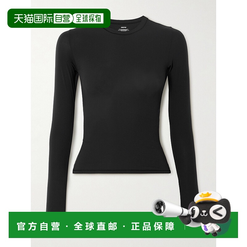 1h可退 香港直邮SKIMS 女士 Fits Everybody - Onyx 长袖T恤 APTS