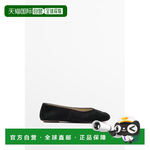 欧洲直邮Massimo Dutti 麦西姆杜特 女款 绒面革山羊皮柔软芭蕾平