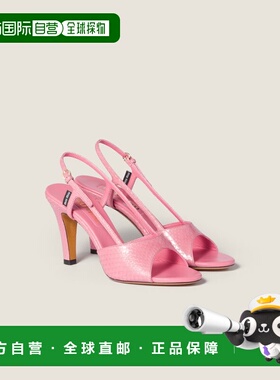 欧洲直邮MIU MIU (2025) AYERS 露跟高跟鞋凉鞋拖鞋单鞋