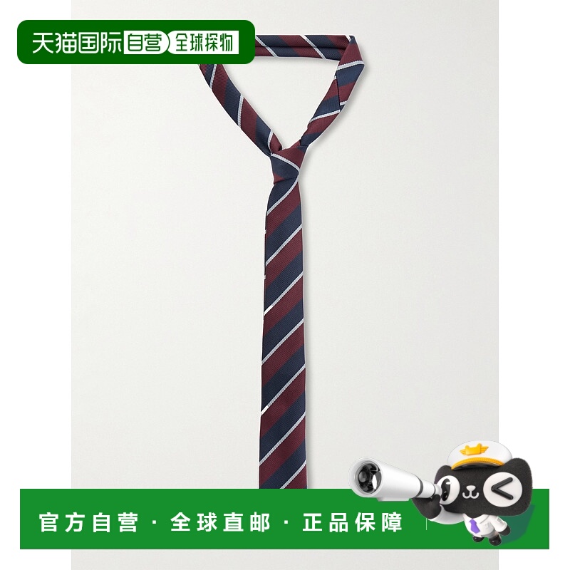 1h可退 香港直邮The Frankie Shop 女士 Lene 条纹斜纹领带 NTFS2