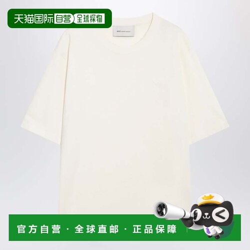 香港直邮Ami Paris 男士 Ami de Coeur 灰色T恤 UTS357726185