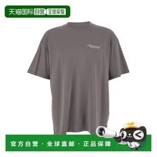 1h可退 香港直邮Represent 男士 Lettering on Front 灰色圆领带L