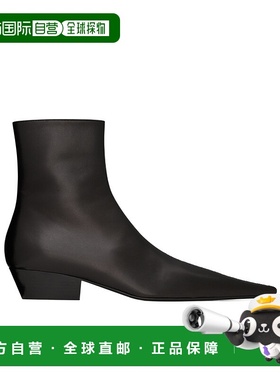 香港直邮Saint Laurent 尖头短筒靴 850121AADF0短靴女靴