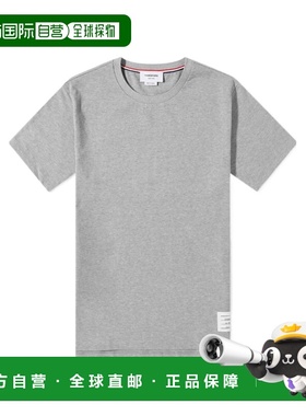 1h可退 香港直邮Thom Browne 侧开叉经典T恤 TBMJS067A00042