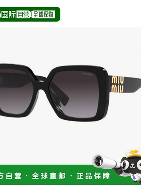 1h可退 香港直邮Miu Miu 缪缪 女士 太阳镜 0MU10YS1AB5D15