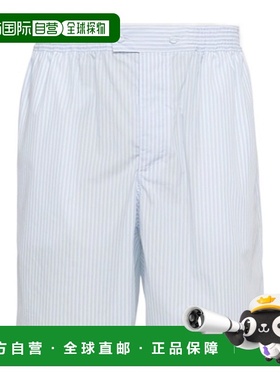 香港直邮Prada 松紧腰短裤 SPH38814JN休闲裤阔腿裤直筒裤