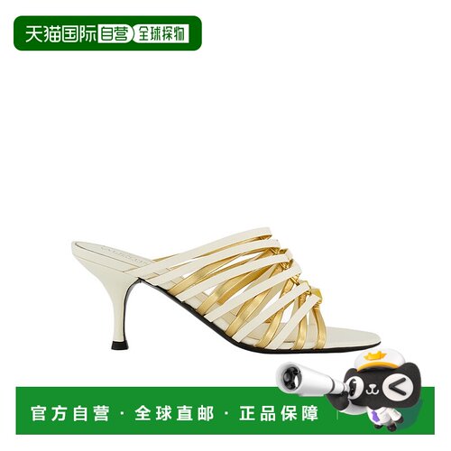 1h可退 香港直邮Valentino 徽标高跟凉鞋 2W2S0GG2QMP细高跟