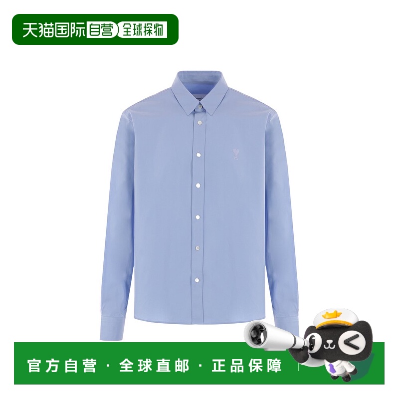 香港直邮Ami Paris 长袖衬衫 USH161CO0063.