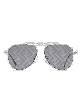 自营1h可退 欧洲直邮FENDI芬迪 23新款Travel系列男士银色老花图