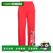 香港直邮versace red红色 范思哲 1h可退 女士 休闲长裤 舒适时尚