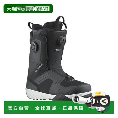 自营欧洲直邮Salomon Dialogue男士黑色聚氨酯自由式滑雪靴雪鞋
