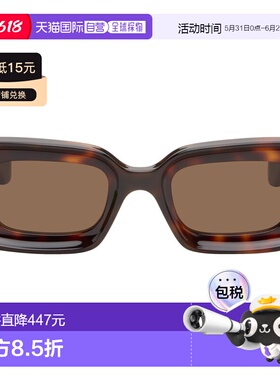 香港直邮LOEWE 罗意威 男士 棕色太阳镜 LW40101IW4652EDARKHAVAN