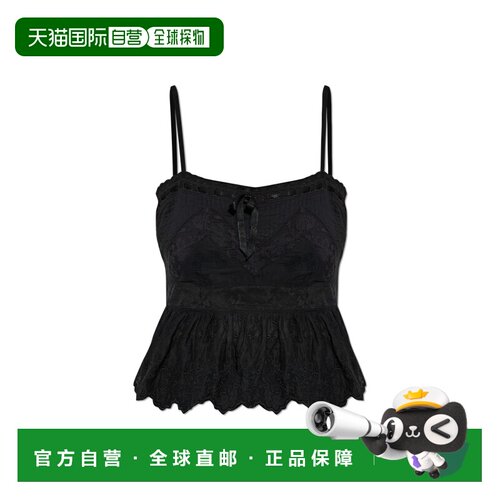 香港直邮Loveshackfancy 女士背心吊带 T13892585BLACK AW2025