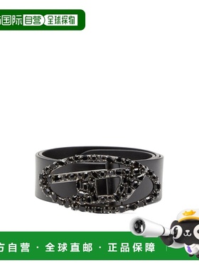 1h可退 香港直邮Diesel 26SS b-1dr w-crown 腰带 Women