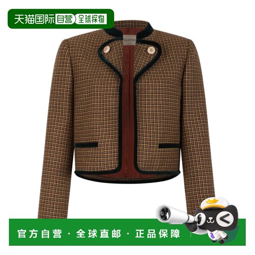 1h可退 香港直邮VALENTINO 女士西服 BCE5C0A0KD8Q SS2026 棕色
