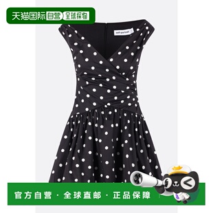 香港直邮Self-Portrait 女士 波尔卡圆点棉质迷你连衣裙 RS26209S