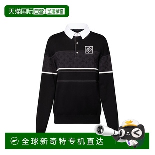 Polo衫 1h可退 素提花长袖 欧洲直邮LOUIS VUITTON路易威登字母元