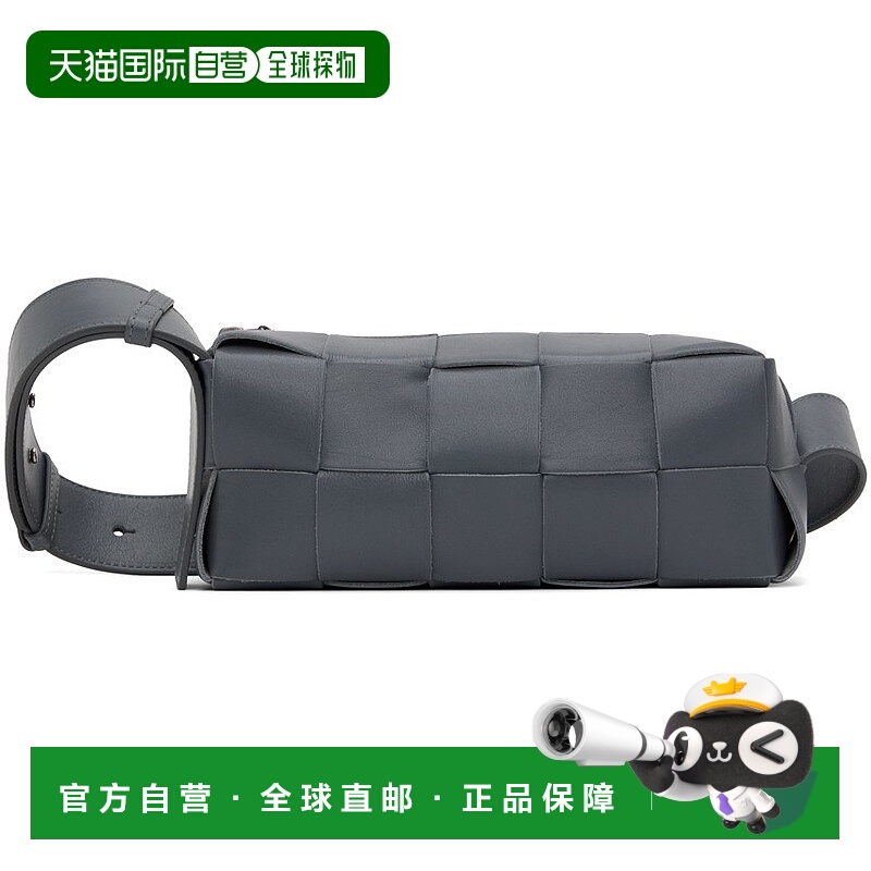 1h可退 香港直邮Bottega Veneta 葆蝶家 男士 灰色小号 Brick Cas