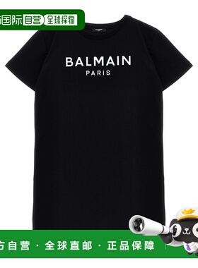 1h可退 香港直邮Balmain 巴尔曼 女童 短袖连衣裙童装 BW1B11Z008