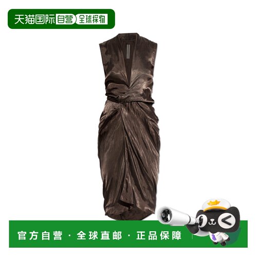 1h可退 香港直邮RICK OWENS 女士连衣裙 RP01F6544N78 SS2026 棕
