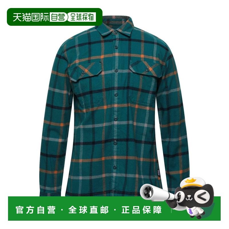 1h可退 香港直邮Patagonia 巴塔哥尼亚 男士 格纹衬衫 green绿色,运动服/休闲服装,运动POLO衫,淘宝优惠券,粉丝福利购,淘宝优惠卷