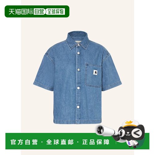 1h可退 欧洲直邮CARHARTT WIP 女士衬衫 100168164417001 CO 蓝色