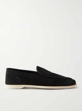 John Lobb 男士 Pace 绒面革乐福鞋 B0222FL1R