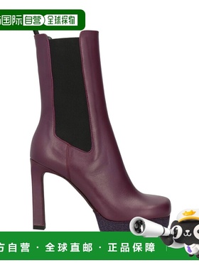 香港直邮off-white 女士 脚踝靴 purple紫色 舒适时尚