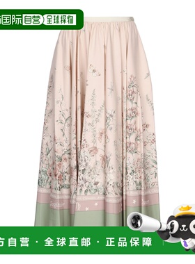 香港直邮Dior 图案半身裙 551J21A3B36a字裙