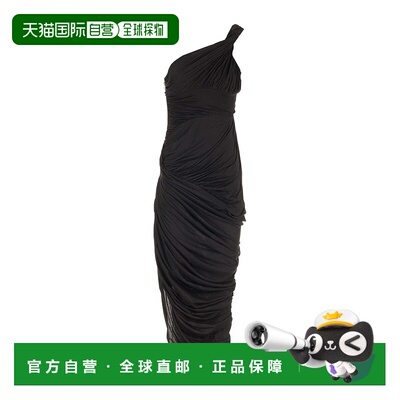香港直邮Rick Owens 垂褶无袖礼服裙 RO01D2598BH连衣裙