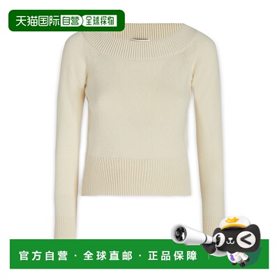香港直邮mcqueen 亚历山大 麦昆 女士 露肩针织套头衫 758588Q1A6